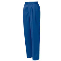 アイトス レディースシャーリングパンツ（2タック） ブルー LL AZ-5323-006 1着（直送品）