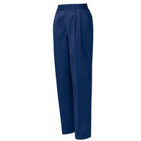 アイトス レディースシャーリングパンツ（2タック） ネイビー LL AZ-5323-008 1着（直送品）