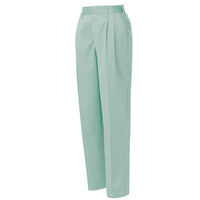 アイトス レディースシャーリングパンツ（2タック） グリーン 5L AZ-5323-015 1着（直送品）