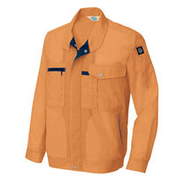 アイトス 長袖サマーブルゾン オレンジ 4L AZ-5360-063 1着（直送品）