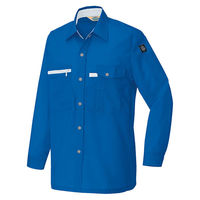アイトス 長袖シャツ（薄地） ロイヤルブルー 6L AZ-5365-006 1着（直送品）