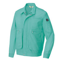 アイトス 長袖サマーブルゾン エメラルドグリーン L AZ-5368-024 1着（直送品）