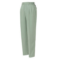 アイトス レディースシャーリングパンツ（2タック） アースグリーン L AZ-5373-005 1着（直送品）