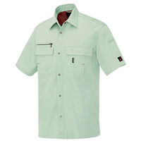 アイトス 半袖シャツ アースグリーン LL AZ-5466-005 1着（直送品）