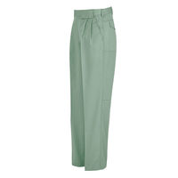 アイトス ワークパンツ（2タック） アースグリーン 70cm AZ-5572-005 1着（直送品）