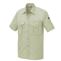 アイトス 半袖シャツ アースグリーン M AZ-596-005 1着（直送品）