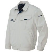 アイトス 長袖サマーブルゾン グレー 5L AZ-9031-004 1着（直送品）