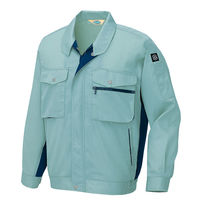 アイトス 長袖サマーブルゾン サファイヤブルー×ネイビー M AZ-280-072 1着（直送品）