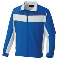 アイトス 長袖ブルゾン ロイヤルブルー×ライトグレー 4L AZ-3630-016 1着（直送品）