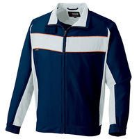 アイトス 長袖ブルゾン ディープネイビー×ライトグレー 6L AZ-3630-018 1着（直送品）