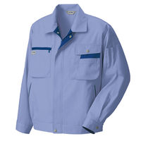 アイトス 長袖サマーブルゾン ミストバイオレット×ネイビー B3L AZ-5320-076 1着（直送品）