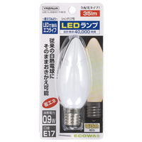 シャンデリア形LEDランプ 10個入 LDC1LG32E17W3-10 ヤザワコーポレーション（直送品）