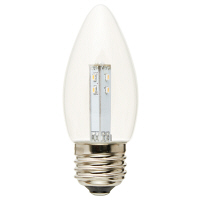 シャンデリア形LEDランプ 10個入 LDC1LG373-10 ヤザワコーポレーション（直送品）