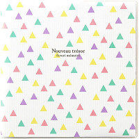 ワールドクラフト アルバム pastel triangle フリーアルバム S W02-MK-T0094 1冊（直送品）