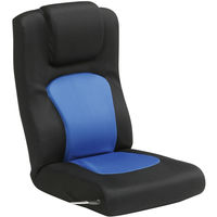 タマリビング コローリ フロアチェア リクライニング座椅子 ブルー 1台（直送品）