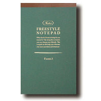 ワールドクラフト ノートパッドA5 変形 Forest フォレストグリーン FH-NP02-FG 3冊（直送品）