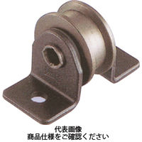 椿本チエイン アタッチ付ベアリングローラ(両フランジローラ) ABFF10 1個（直送品）