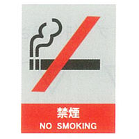 加藤商店 絵文字安全ステッカー 禁煙 220×165 PCS-004 1セット（10枚）（直送品）
