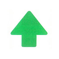 加藤商店 矢印16 アルミステッカー小 緑 YJA-16S 1セット(20枚:10枚×2組)（直送品）