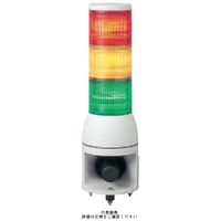 赤黄緑(クリアーグローブ) φ100 積層式LED表示灯+電子音(8音) 100V 3段 UTLAー100Wー3RYG UTLA-100W-3RYG（直送品）