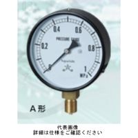 右下精器製造 一般圧力計 蒸気用・M AMT3/8-75X2.5MPA 校正書類付 AMT3/8-75X2.5MPA-K 1個（直送品）