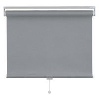 ニチベイ ロールスクリーン 遮光スーパーエコノミーシリーズ 幅1780mm×高さ2100mm グレイッシュパープル 1台（直送品）