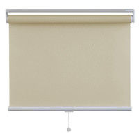 ニチベイ ロールスクリーン スーパーエコノミーシリーズ 幅1100mm×高さ2800mm カフェラテ 1台（直送品）