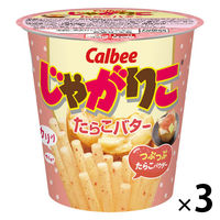 カルビー　じゃがりこ たらこバター　3個　おつまみ　スナック菓子