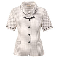 アイトス Pieds オーバーブラウス クリーム 17号 HCL6300-003 1着（直送品）