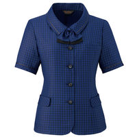 アイトス Pieds オーバーブラウス ネイビー 19号 HCL6300-011 1着（直送品）