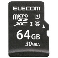 microSDカード [U1/C10] スタンダード＋データ復旧 8GB～512GB エレコム