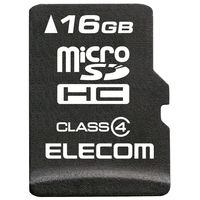 microSDカード [C4] Class4 スタンダード＋データ復旧 8/16/32 GB エレコム