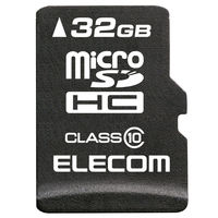 microSDカード [C10] スタンダード＋データ復旧 16/32/64 GB エレコム