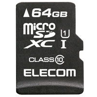 microSDカード [C10] スタンダード＋データ復旧 16/32/64 GB エレコム