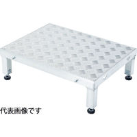 アルインコ 低床作業台 天板高さ190～220mm 寸法900×600mm LFS-0906H（直送品） - アスクル