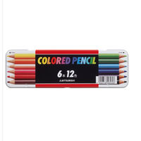 三菱鉛筆 色鉛筆6本12色 K51212C 2セット（直送品）