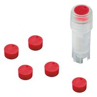 アズワン クライオバイアル用キャップインサート 赤 1袋(500本入) T312-3 1袋(500本) 2-3881-38（直送品）