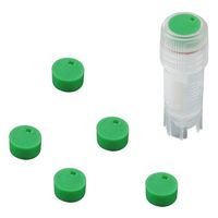 アズワン クライオバイアル用キャップインサート 緑 1袋(500本入) T312-4 1袋(500本) 2-3881-39（直送品）