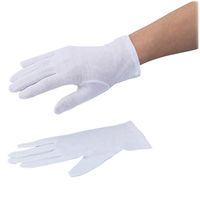 アズワン 薄手コットンインナー手袋 S(ショート)12双入 3-5265-01 1袋(12双)（直送品）