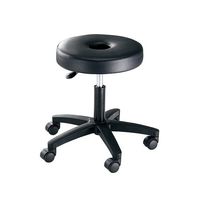伸和 円座キャスターチェアー 3-5945-01 1個(1脚)（直送品）