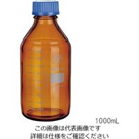Kavalierglass ネジ口メディウム瓶 (遮光) 1000mL 2070H/1000 1個 3-6006-04（直送品）