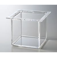 アズワン 石英角型容器 300×300×300mm SJC-300300 1個 3-6739-06（直送品）