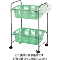 アズワン カゴワゴン 515×378×788 キャスターあり SYBW-2CG 1個 3-6764-02（直送品）