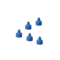 アズワン 微量定量点滴びん用 キャップ 3mL用 青 1箱(100個入) 1B 242504 1箱(100個) 3-6882-04（直送品）