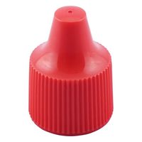アズワン 微量定量点滴びん用 キャップ 7・10・15mL用 赤 1箱(100個入) 7R 242512 1箱(100個)（直送品）