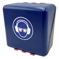 アズワン 保護メガネ+イヤーマフ用安全保護用具保管ケース ブルー 3-7121-05 1個（直送品）