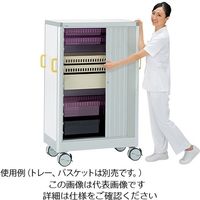 アズワン アルティアトレーカート(アルミフレーム) 949×540×1412 シャッターあり SMC-800SN 1個 8-5865-11（直送品）