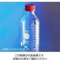 コーニング（Corning） メディウム瓶 PYREX（R）・赤耐熱キャップ付き 100ml 1395-100HTC 3-3308-01（直送品）