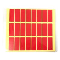 アズワン ラボ用マーキングラベル 角型 32.5 赤 1袋(24枚×10シート入) 3-5382-02 1袋(240枚)（直送品）