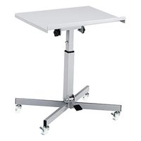 アズワン 昇降・チルト作業台 ガススプリング昇降式 キャスタータイプ 400×400×670~810mm 3-6624-01 1台（直送品）